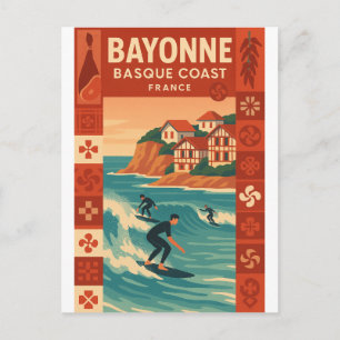 Bayonne — French Basque Coast Postcard