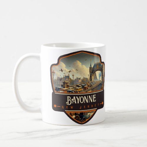Bayonne New Jersey  Vintage Coffee Mug