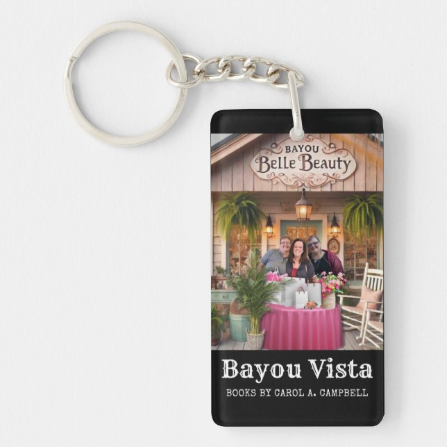 Bayou Belle Beauty | Carol A. Campbell Book Merch Keychain (Front)