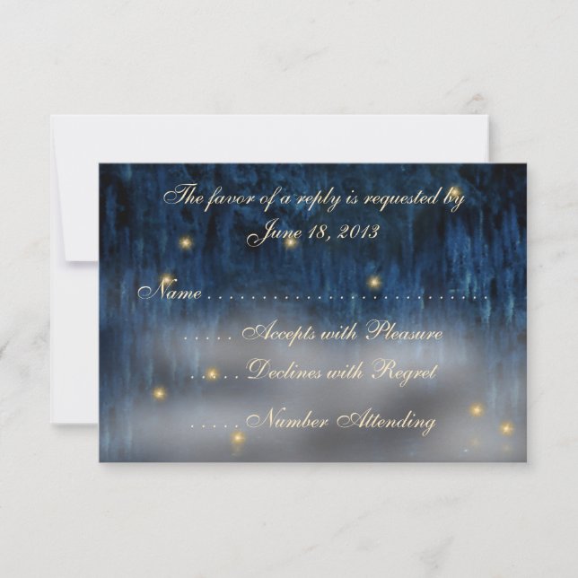 Bayou Bliss RSVP Cards (Front)