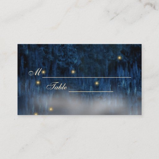 Customizable Bayou Bliss Table Cards Business Card