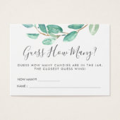 Bayou Botanicals Baby Shower | Guessing Game (Front)