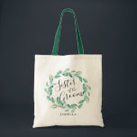 Bayou Botanicals Greenery | Sister of the Groom Tote Bag<br><div class="desc">Bayou Botanicals Greenery Sister of the Groom tote bags for the special woman by your side on your special day.</div>