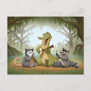 Bayou Jug Band Postcard