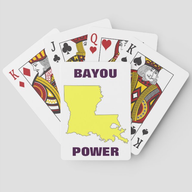 BAYOU POWER POKER CARDS (Back)