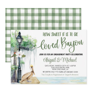 Bayou Swamp Engagement Party Invitation