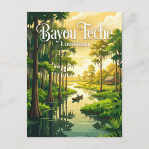 Bayou Teche Louisiana Postcard