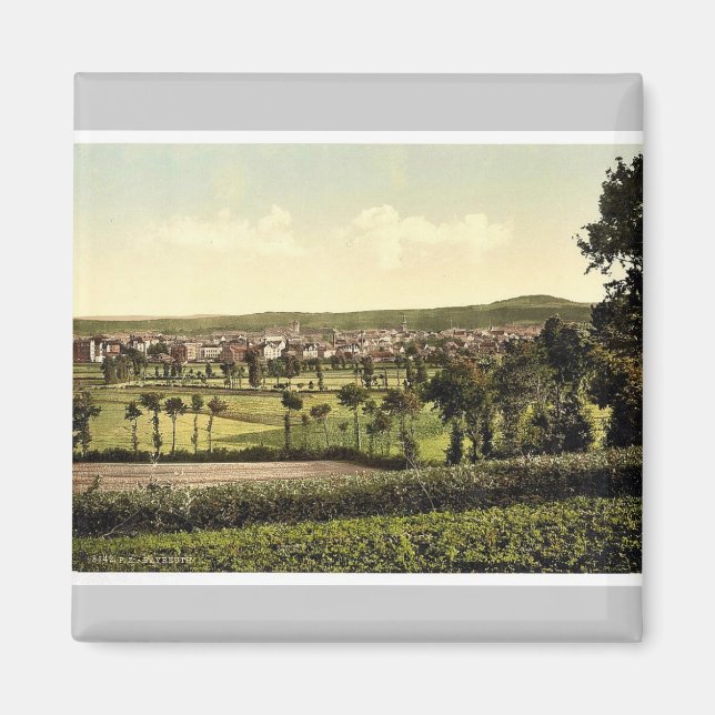 Bayreuth, general view,  Bavaria, Germany vintage Magnet (Front)