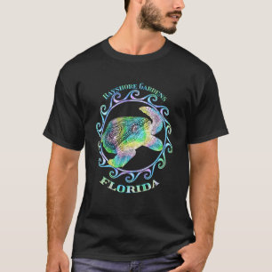 Bayshore Gardens Florida Vacation Colorful Tribal T-Shirt