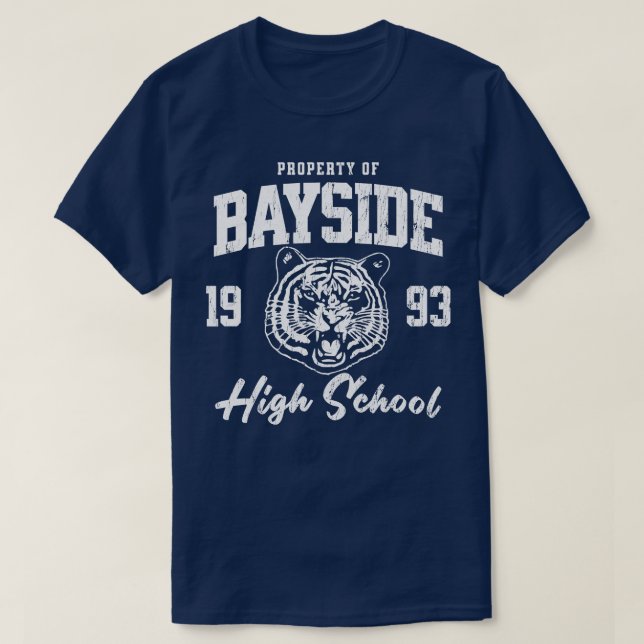 Bayside High School Tigers Vintage T-Shirt (Design Front)