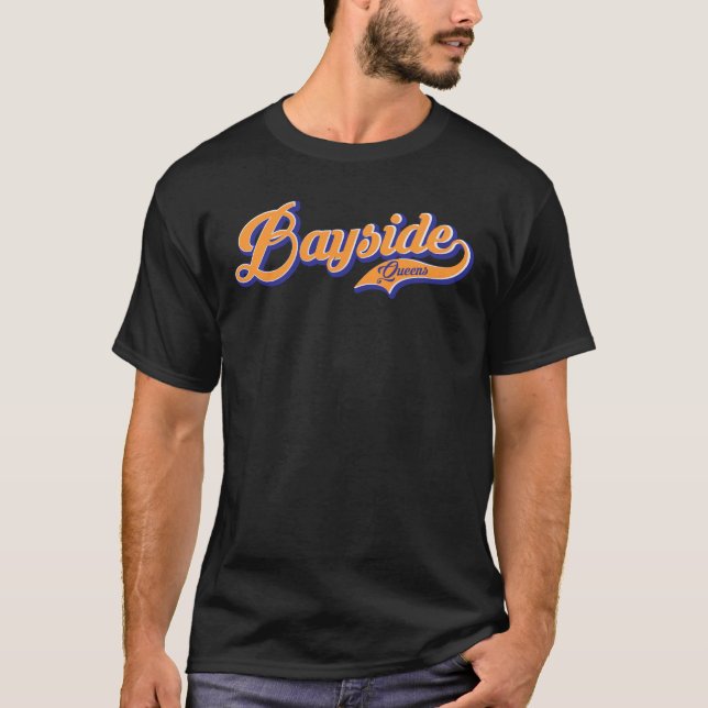 Bayside Queens New York City for folks from T-Shirt (Front)