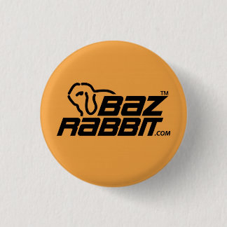 BAZ Rabbit Pinback Button