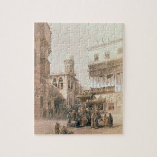Bazaar of the Coppersmiths, Cairo, from "Egypt and Jigsaw Puzzle