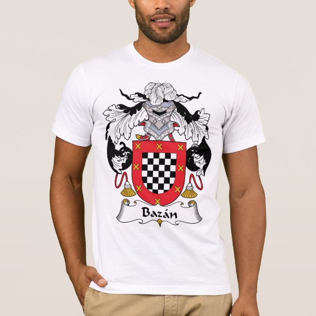 Bazan Family Crest T-Shirt (Front)