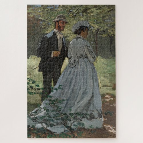 Bazille and Camille Claude Monet Jigsaw Puzzle