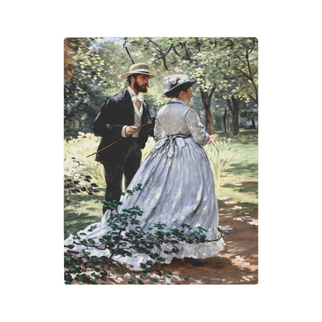 Bazille and Camille Metal Print (Front)