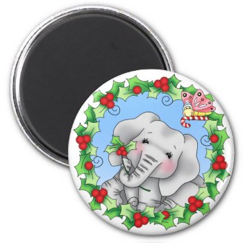 Bazooples Christmas Joy Elsie Magnet by BaZooples at Zazzle