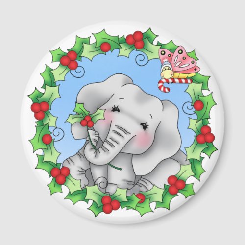 BaZooples Christmas Joy Elsie Magnet