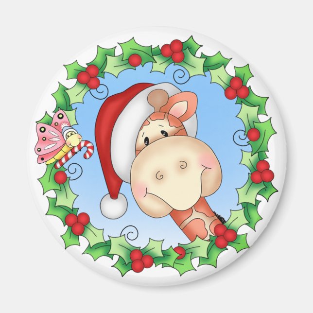 BaZooples Christmas Joy Gertrude Magnet (Front)