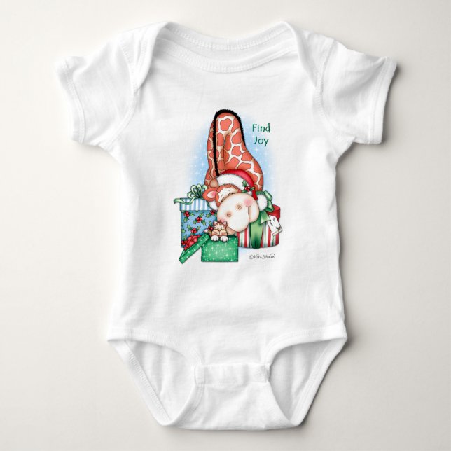 BaZooples "Find Joy" Baby Onsie Baby Bodysuit (Front)