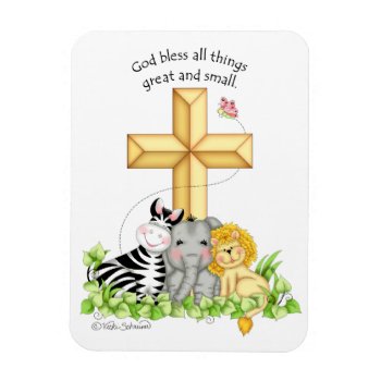 Bazooples "god Bless All Things..." Magnet by BaZooples at Zazzle
