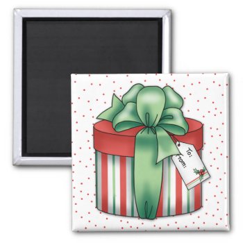 Bazooples Holiday Gift Magnet by BaZooples at Zazzle