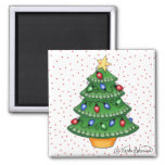Bazooples Holiday Tree Magnet at Zazzle