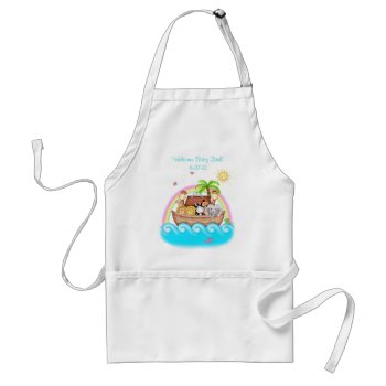 Bazooples Noah's Ark Personalized Apron by BaZooples at Zazzle