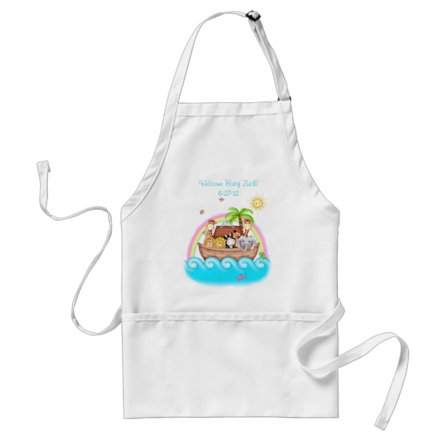 BaZooples Noah's Ark Personalized Apron (Front)