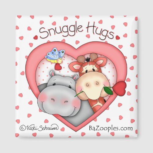 BaZooples Snuggle Hugs Love Magnet