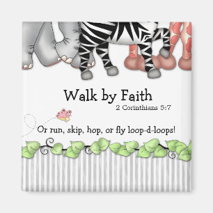 BaZooples "Walk by Faith" Magnet