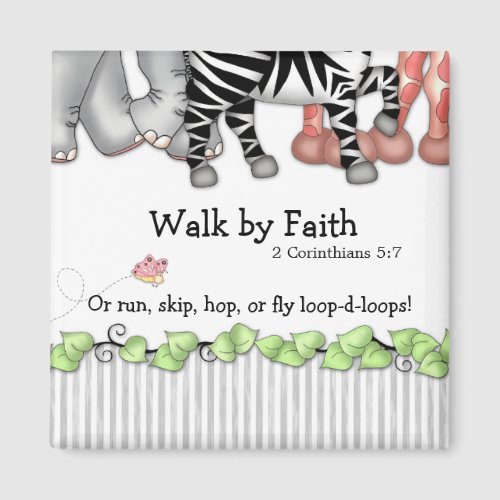 BaZooples Walk by Faith Magnet