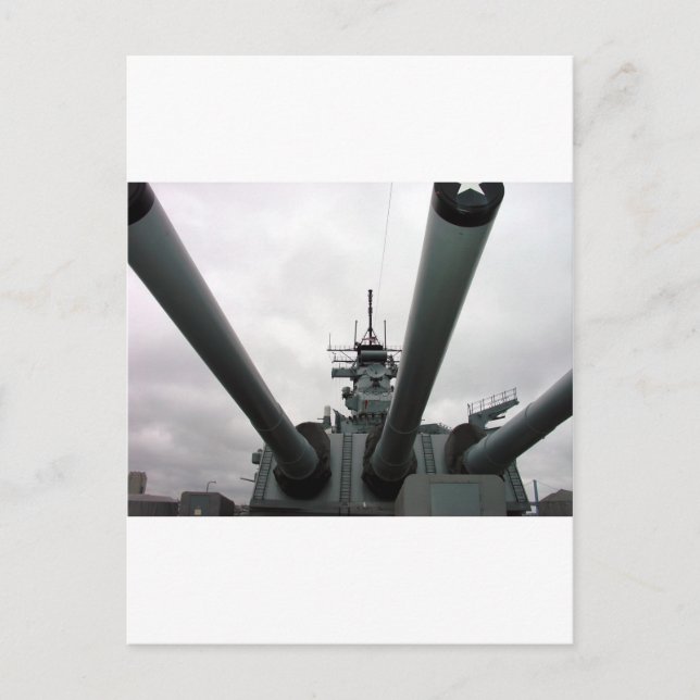 BB-62 Battleship New Jersey Postcard (Front)