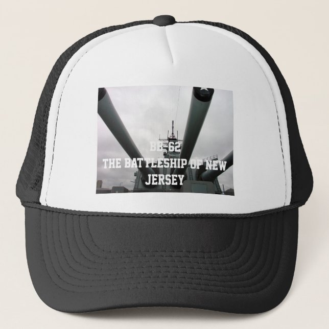 BB-62 Battleship New Jersey Trucker Hat (Front)
