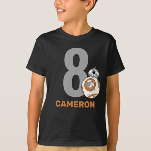BB_8 Birthday  Name  Age T_Shirt