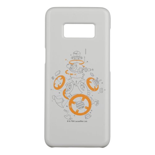 BB_8 Exploded View Drawing Case_Mate Samsung Galaxy S8 Case