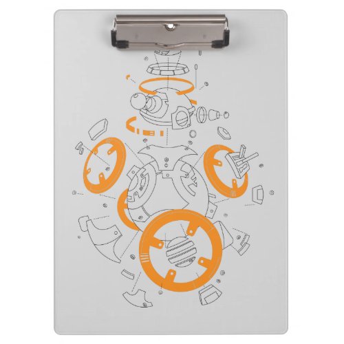 BB_8 Exploded View Drawing Clipboard