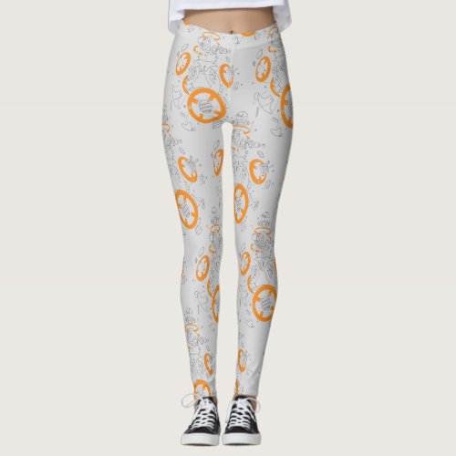 BB_8 Exploded View Drawing Leggings