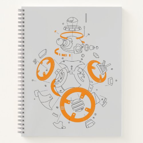 BB_8 Exploded View Drawing Notebook