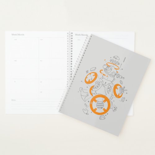 BB_8 Exploded View Drawing Planner