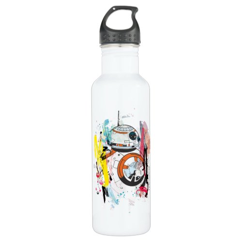 BB_8 Graffiti Collage Stainless Steel Water Bottle