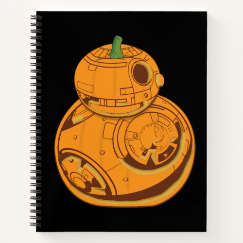 BB_8  Halloween Pumpkin Notebook