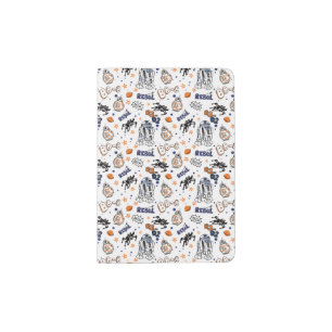 BB-8 & R2-D2   Doodle Rebel Pattern Passport Holder