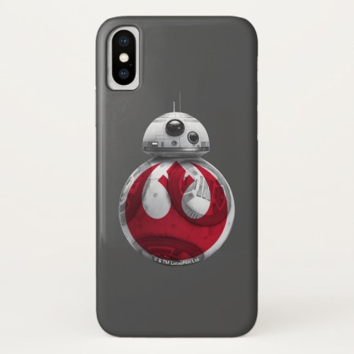 BB_8  Rebel Alliance Symbol iPhone X Case
