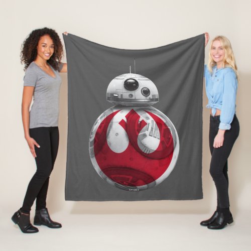 BB_8  Rebel Alliance Symbol Fleece Blanket