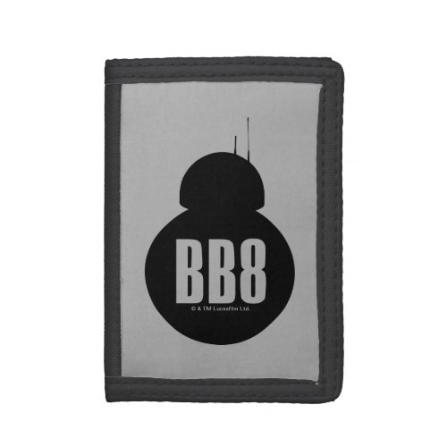 BB_8 Silhouette Trifold Wallet