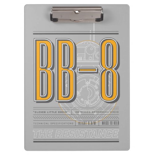 BB_8 Technical Specifications Graphic Clipboard