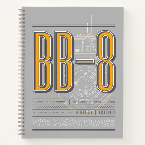 BB_8 Technical Specifications Graphic Notebook