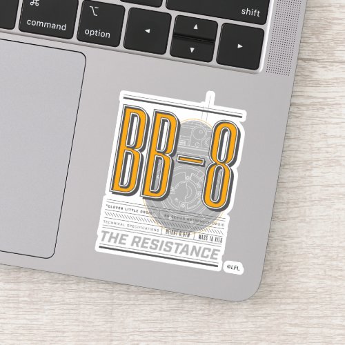 BB_8 Technical Specifications Graphic Sticker