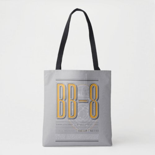 BB_8 Technical Specifications Graphic Tote Bag